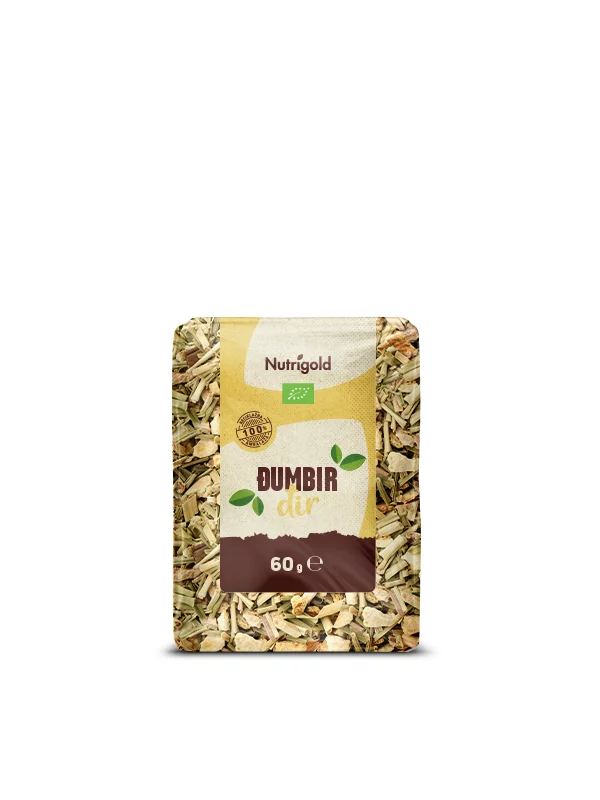 Nutrigold Ingwer Tee – Biologisch in einer 60g Packung