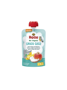 Apfel-, Mango- und Kokospüree „Croco coco“ – Biologisch 100g Holle