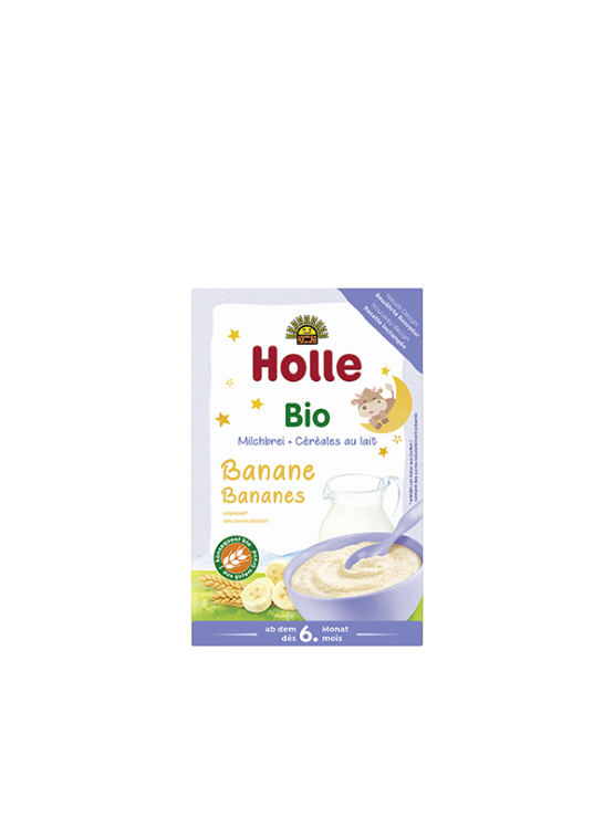 Holle Milchbrei Banane ab dem 6. Monat - Biologisch 250g Packung