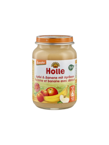 Apfel-, Bananen- und Aprikosenbrei - Biologisch 190g Holle