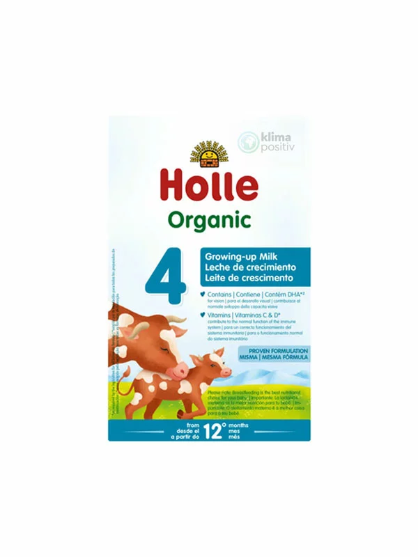 Holle Folgemilch 4 (ab dem 12. Monat) – Biologisch in der 600g Packung