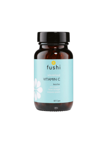 Fushi Whole Food Vitamin C mit 60 Kapseln in der Packung