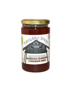 Tikveško Blago Waldwiesenhonig – Biologisch in einem 450g Glas