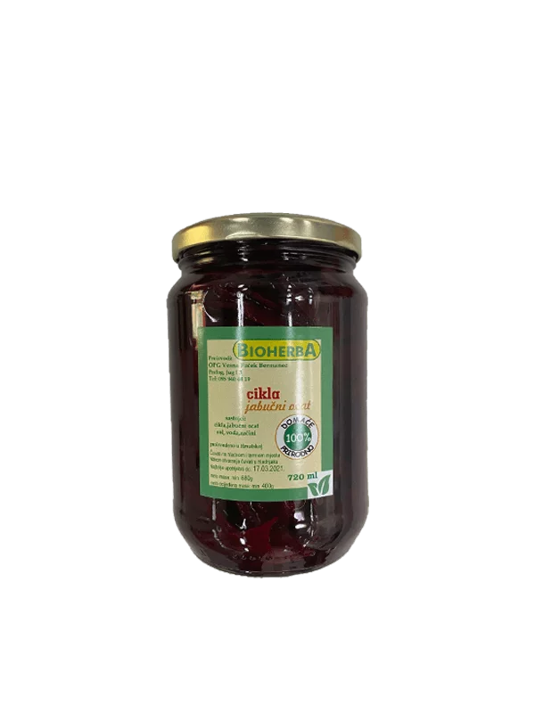 Rote Bete in Apfelessig 720ml BioHerba