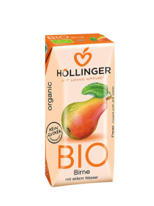 Höllinger Birnensaft mit Strohhalm Biologisch in einem 200ml Tetrapak