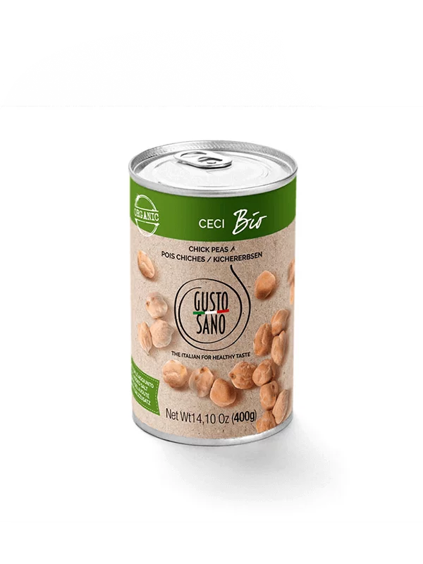 Gusto Sano Kichererbsen in der Dose - Biologisch in einer 400g Packung