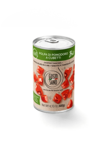 Gusto Sano Tomatenstücke Dose - Biologisch in einer 400 Gramm Packung