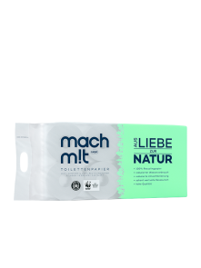 Wepa Toilettenpapier aus Recyclingpapier – Dreilagig mit 8 Rollen