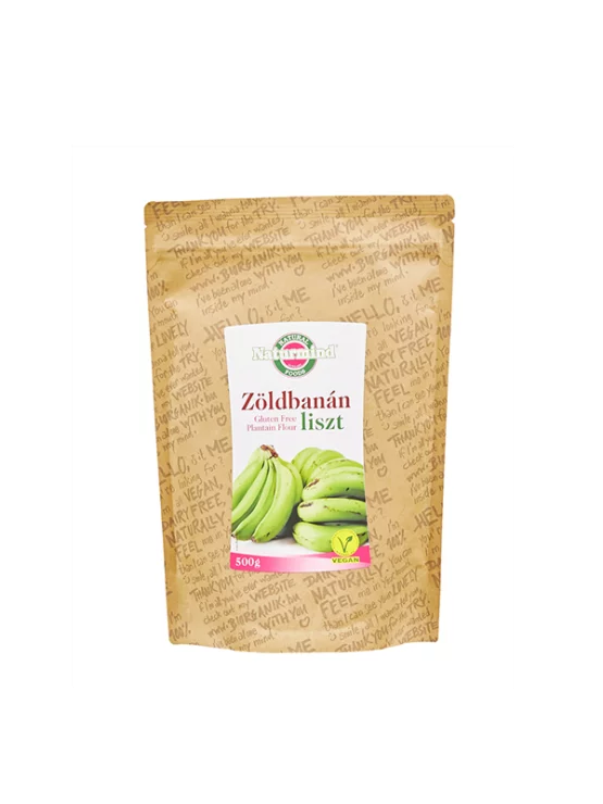 Naturmind Grünes Bananenmehl in einer 500g Packung