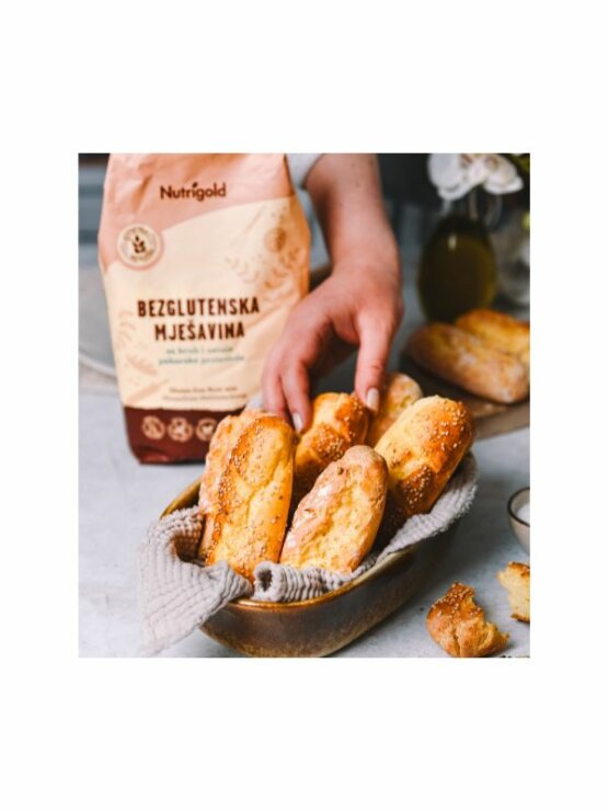 Nutrigold glutenfreies Mehl Brotmischung in einer 1000g Packung