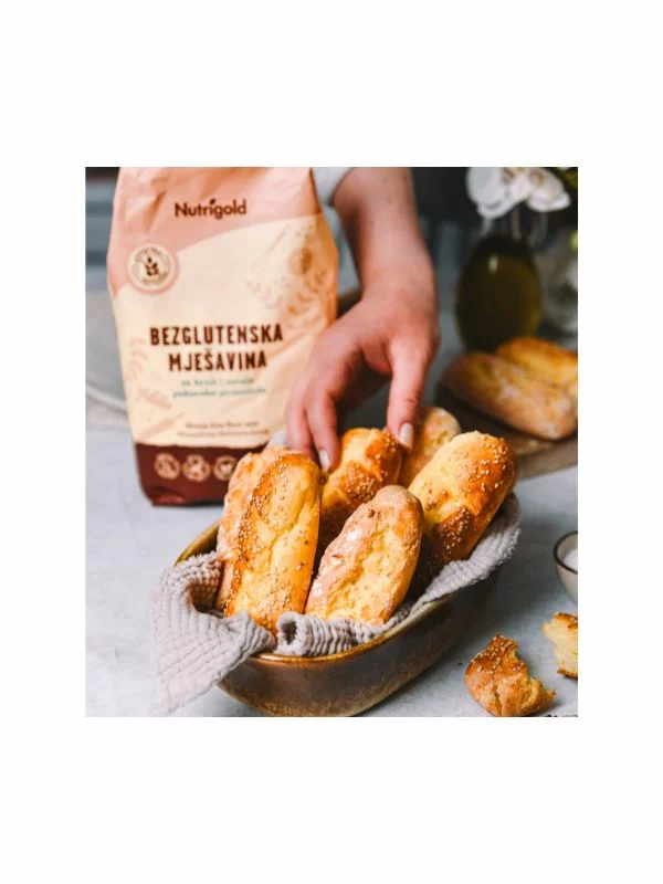 Glutenfreies Mehl Brotmischung – 1000g Nutrigold
