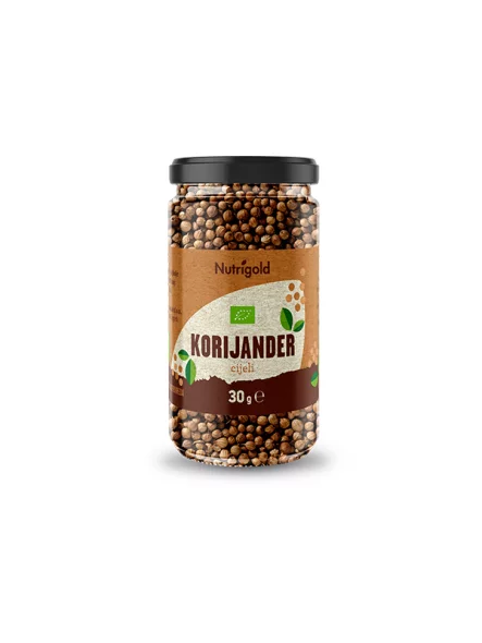 Nutrigold Koriander ganz - Biologisch in einer 30 Gramm Packung