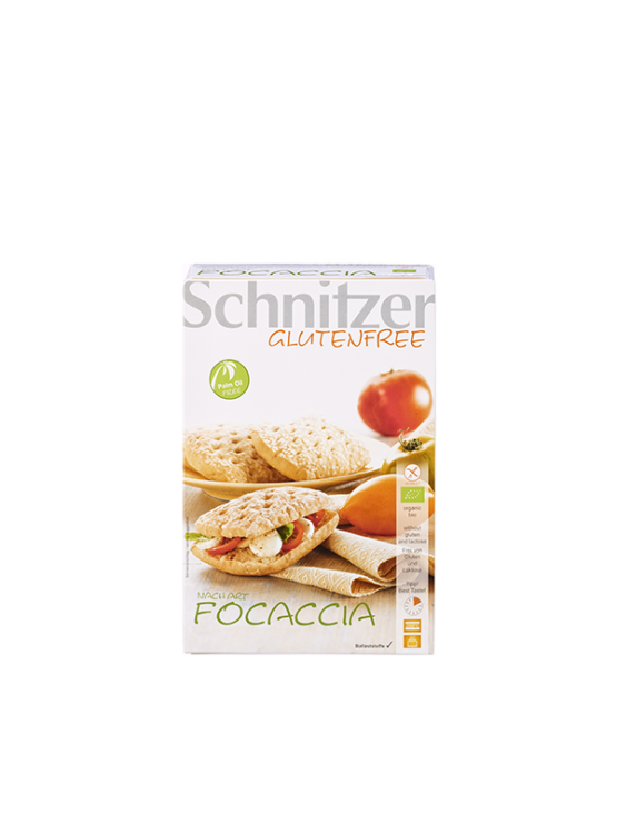 Focaccia-Gebäck glutenfrei – Biologisch 220g Schnitzer