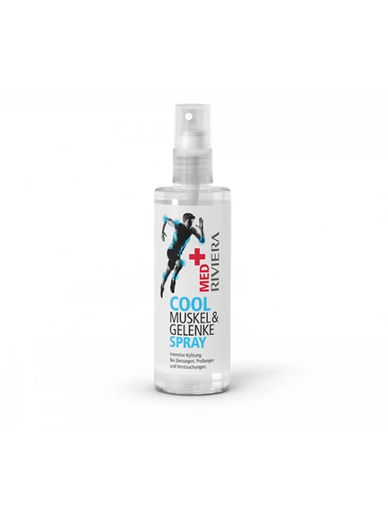 Riviera Spray zur Kühlung von Muskeln und Gelenken – Menthol & Arnika in der Spraydose 100ml