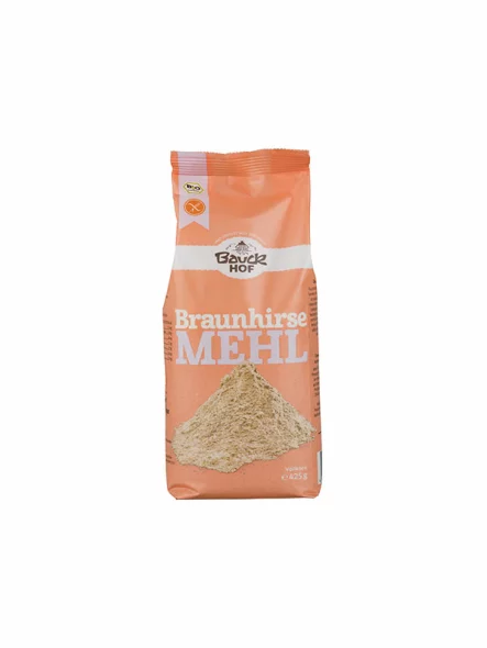 Bauck Mühle Braunhirsemehl Glutenfrei - Biologisch in einer 425g Packung