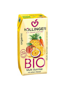 Höllinger Saft Multivitamin Tetrapak mit Strohhalm – Biologisch 200ml