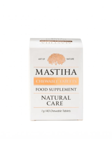Chios Mastiha Kautabletten Chios Mastika in der 40g Verpackung