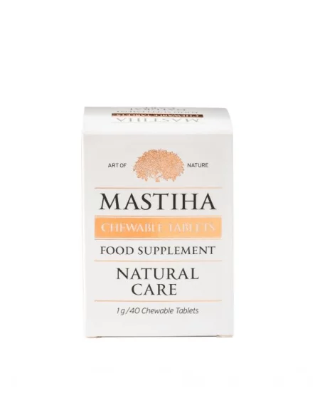 Chios Mastiha Kautabletten Chios Mastika in der 40g Verpackung