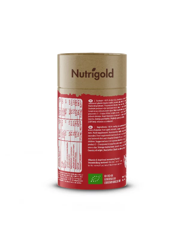 Nutrigold Hagebuttenpulver – Biologisch in einer Packung von 200g