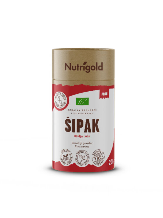 Nutrigold Hagebuttenpulver – Biologisch in einer Packung von 200g