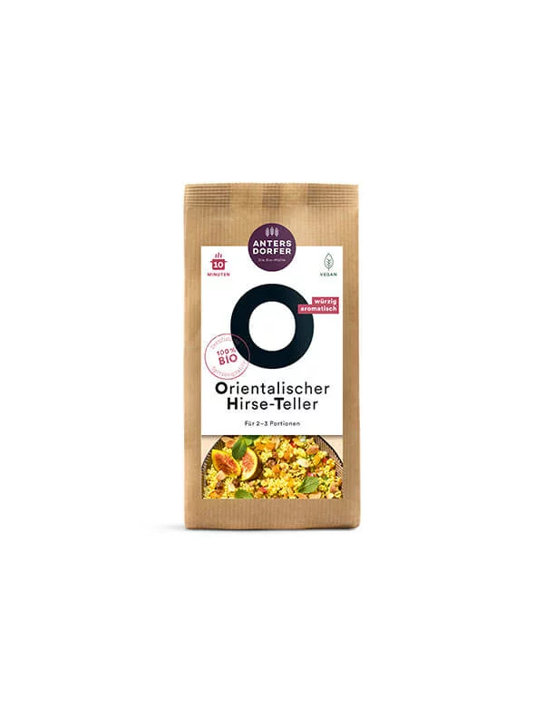 Antersdorfer Mühle Orientalischer Hirse-Teller Biologisch in einer 150g Packung
