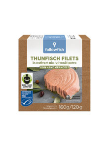 Thunfischfilets in Bio-Olivenöl – 160g (120 g) FollowFish