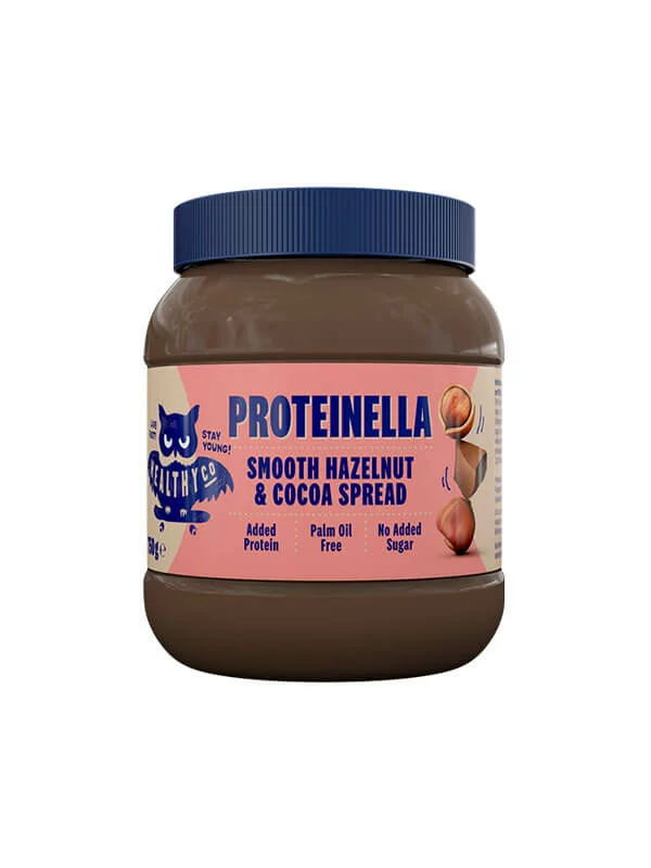 HealthyCo Proteinella Aufstrich – Dunkel im 750g Glas