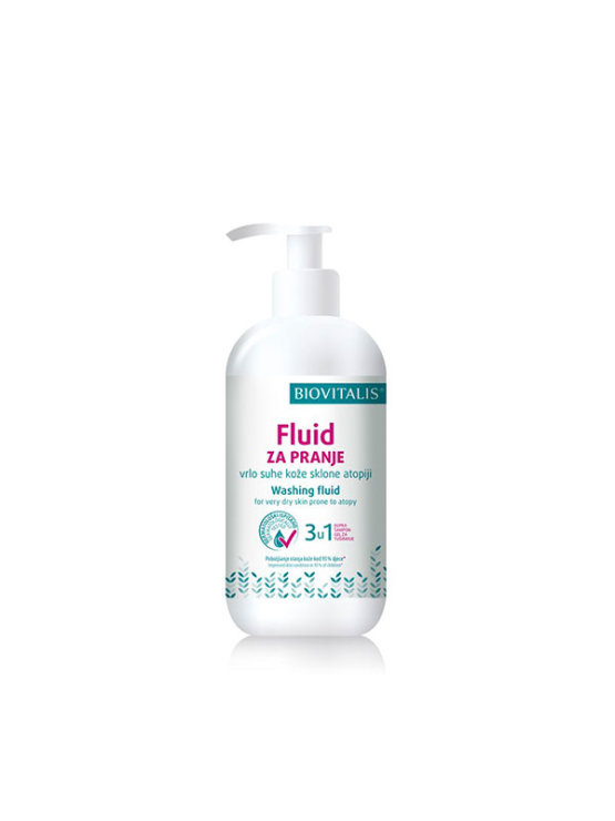 Fluid zum Waschen trockener, zu Atopie neigender Haut 250ml - Biovitalis