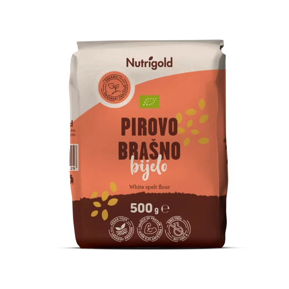 Nutrigold Dinkelmehl – Biologisch in einer 500g Packung