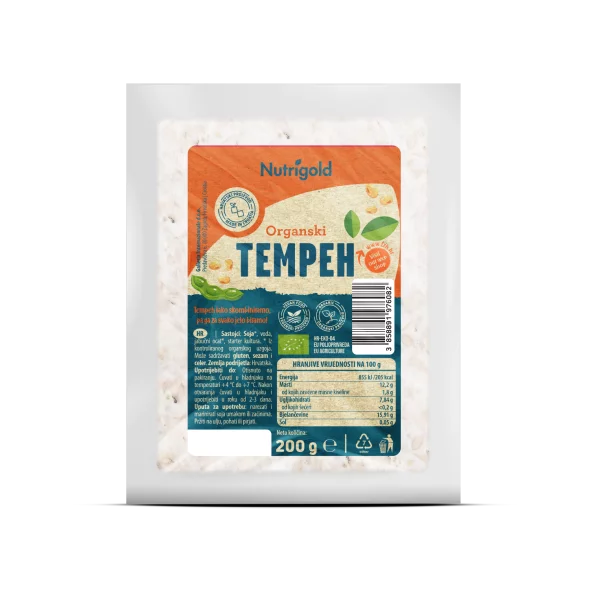 Nutrigold biologischer Tempeh in einer 200 Gramm Packung