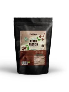 Veganes Protein SCHOKOLADE – Biologisch 1000g Nutrigold