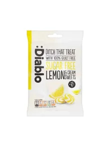 Diablo Bonbons mit Zitronengeschmack ohne Zuckerfrei in der 75g Packung
