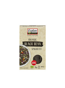 Explore Cuisine Schwarze Sojabohnen-Nudeln Spaghetti – Biologisch in einer 200g Verpackung