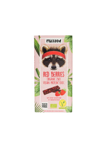 Proteinschokolade Vegane Waldfrüchte – Biologisch 40g Raccoon