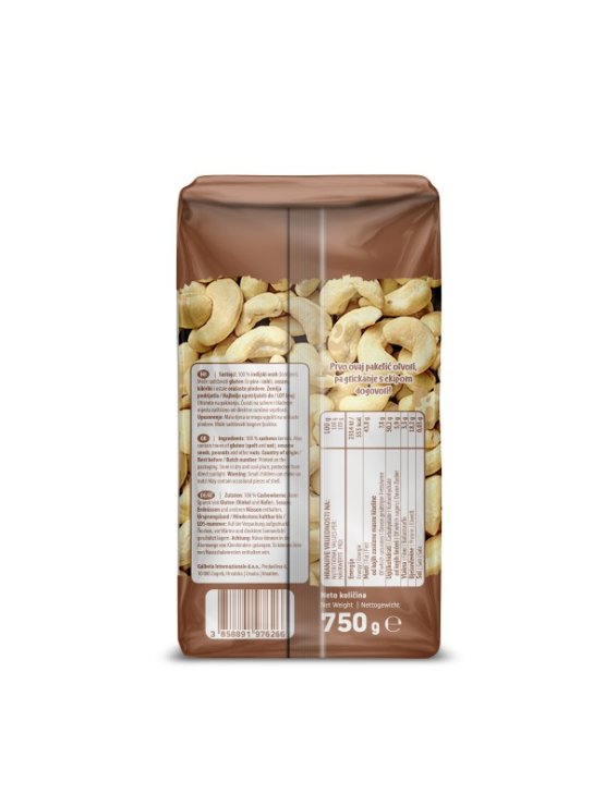 Nutrigold Cashewbruch - roh in einer 750g Packung