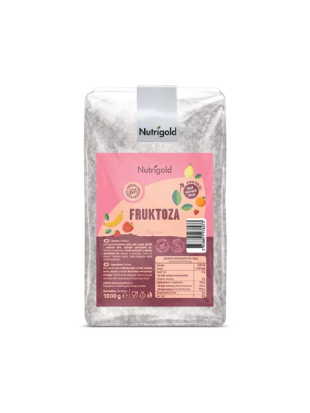 Nutrigold Fruktose in einer 1000 Gramm Packung