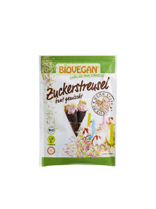 Dekorative farbige Zuckerstreusel Glutenfrei – Biologisch 70g Biovegan