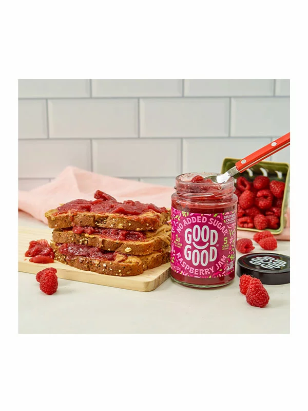 Himbeermarmelade mit Stevia 330g - Good Good