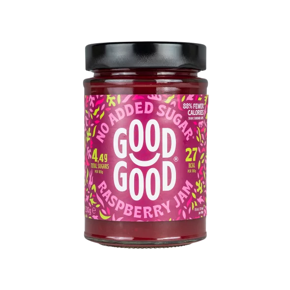 Himbeermarmelade mit Stevia 330g - Good Good