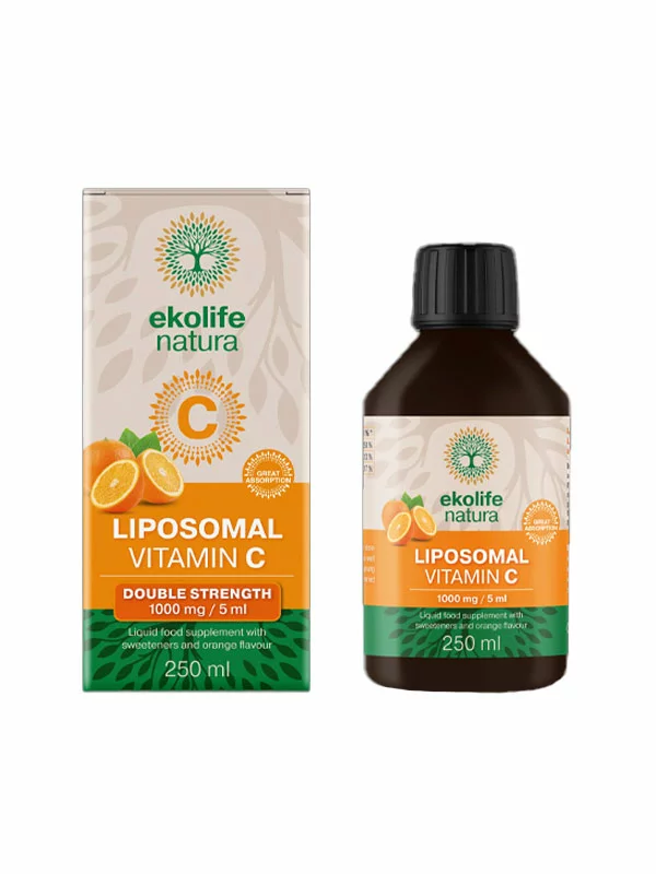 Liposomales Vitamin C Orange - 250ml Ekolife Natura