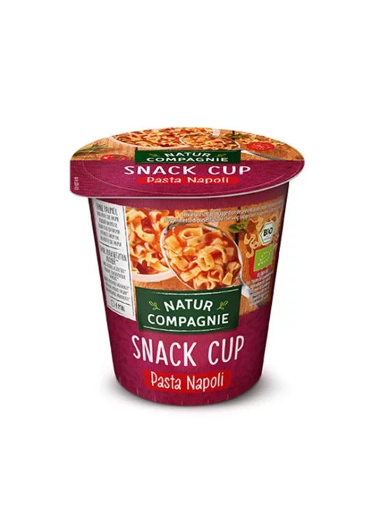 Natur Compagnie Snackbecher - Pasta Napoli - Biologisch im Becher ab 59g