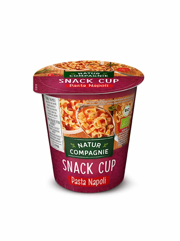 Natur Compagnie Snackbecher - Pasta Napoli - Biologisch im Becher ab 59g