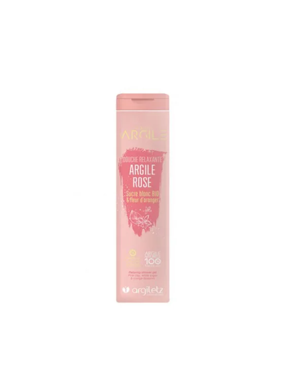 Duschgel mit rosa Tonerde, Orangenblüte und weißem Zucker 250ml Argiletz
