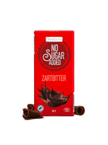 Frankonia Zartbitter Schokolade - ohne Zuckerzusatz in einer 80 Gramm Packung