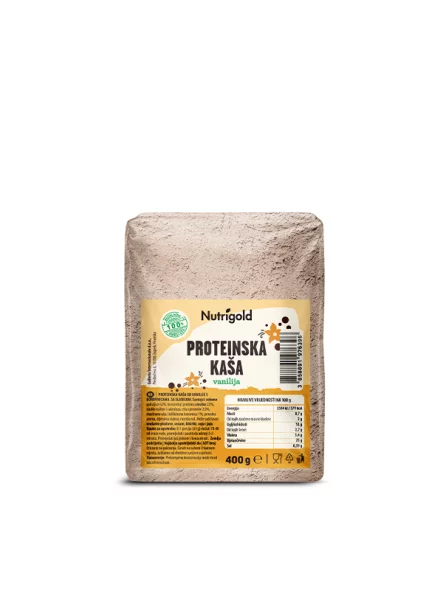 Nutrigold Protein Porridge Vanille-Heidelbeere in einer 400g Packung