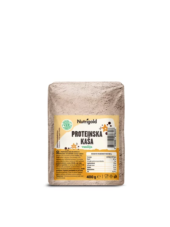 Nutrigold Protein Porridge Vanille-Heidelbeere in einer 400g Packung