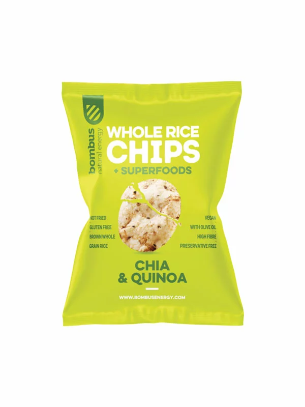 Bombus Reischips Chia & Quinoa Glutenfrei in einer 60g Packung