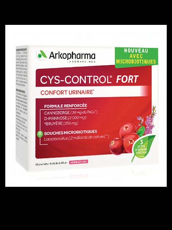 Cys Control Flash – Nahrungsergänzungsmittel mit Cranberry, Heidekraut und ätherischen Ölen – Arkopharma