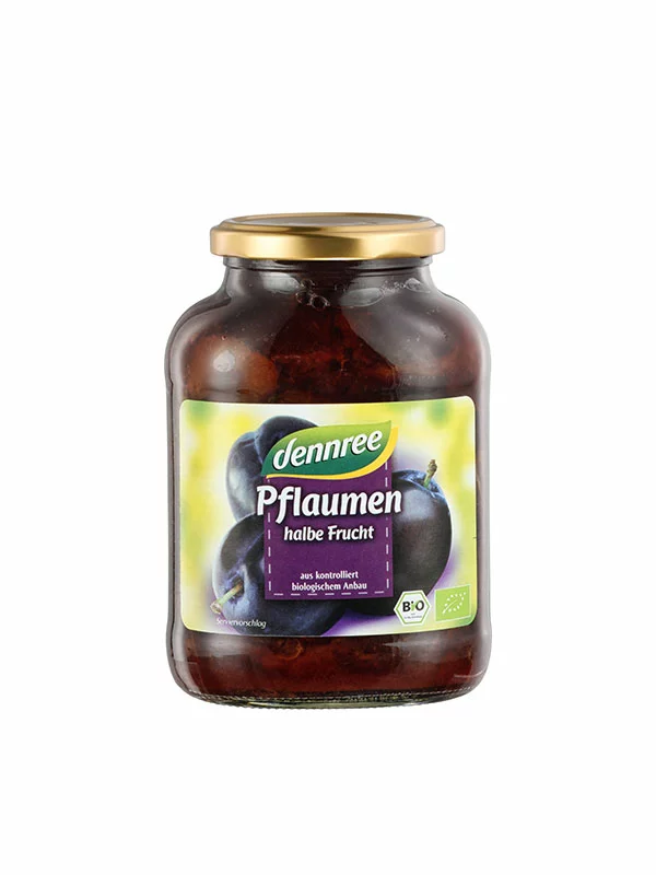 Pflaumenkompott – Biologisch 540g Dennree