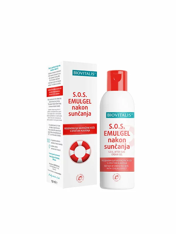 Biovitalis S.O.S. Emulgel nach dem Sonnenbad – 150ml Packung